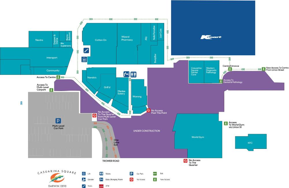 Directions to Casuarina Square Dental Care Clinic