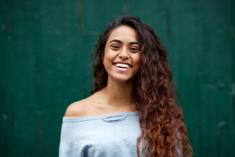darwin woman smiling
