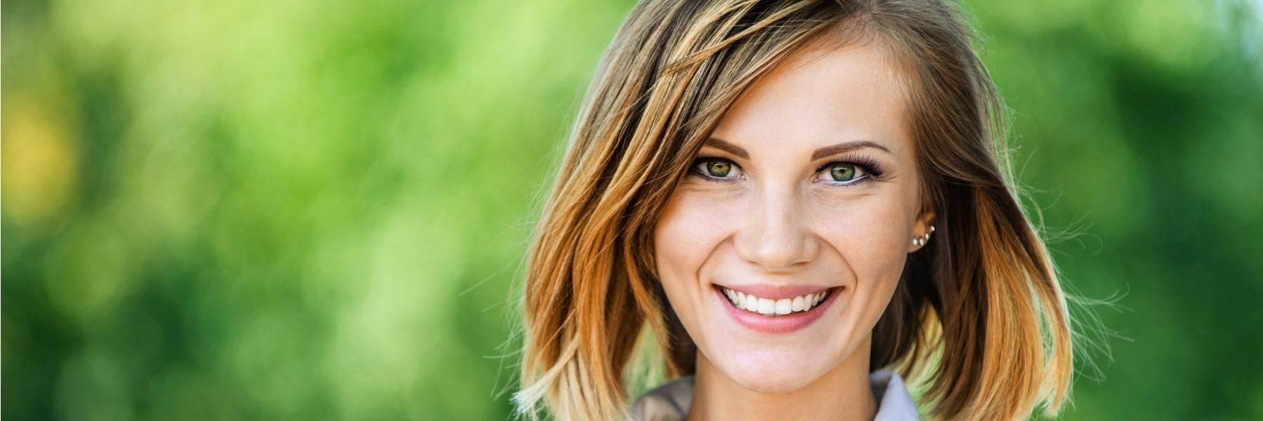 Young woman smiling