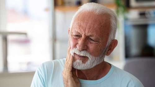 An elderly man with Emergency Dental in Casuarina, NT