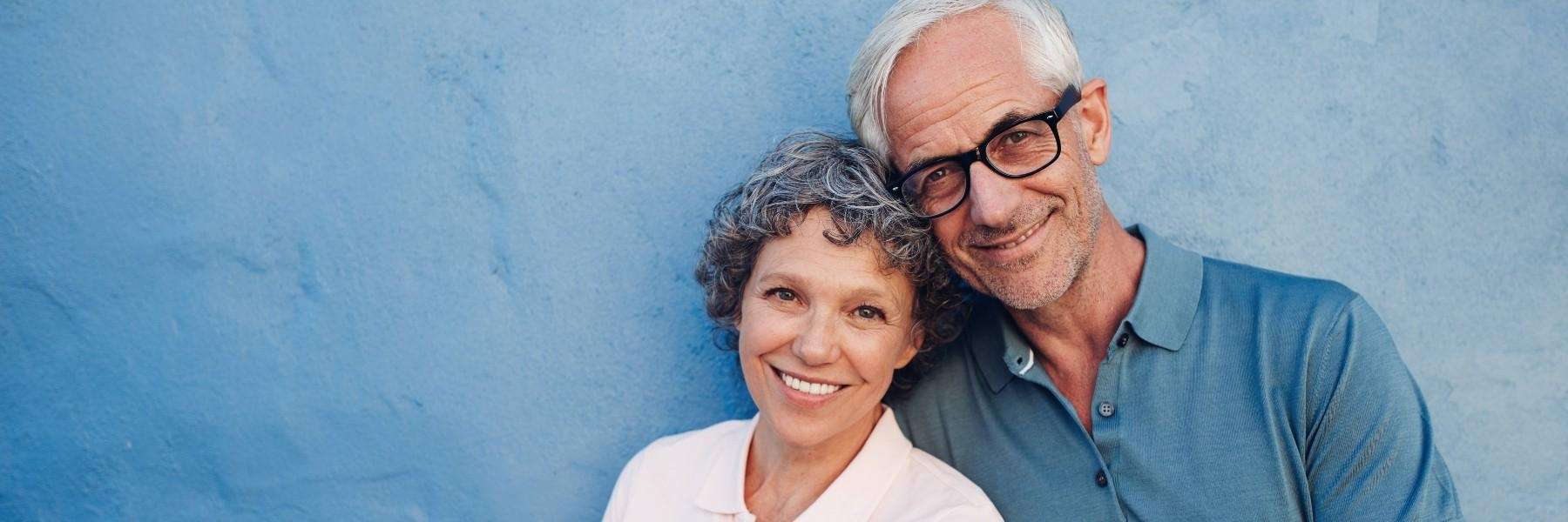 Happy Old Couple
